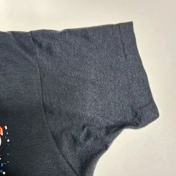 Vintage 1989 Rolling Stones Steel Wheels Tour Shirt Size Medium Double Sided - Picture 4 of 6